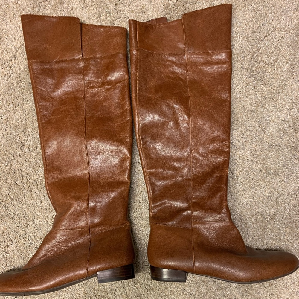 Nine West Over Knee Camel Boots